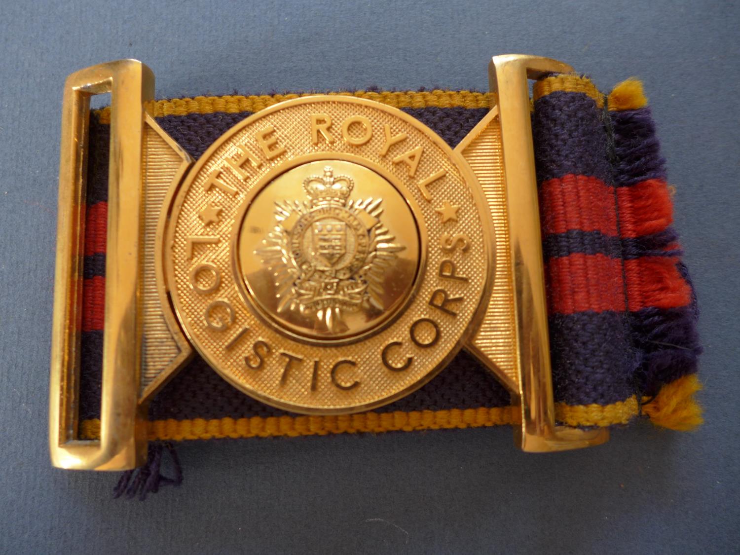 A ROYAL LOGISTICS CORPS BELT BUCKLE