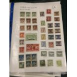 A QUANTITY OF CHINESE STAMPS