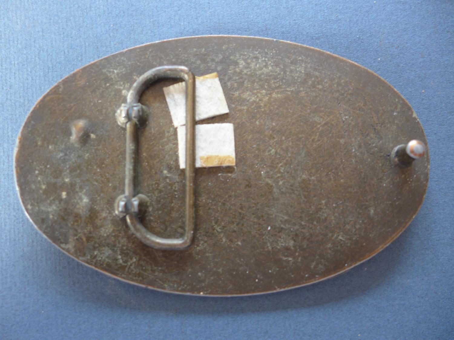 A WOUNDED KNEE BELT BUCKLE AND ONE OTHER - Image 3 of 5