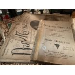 A LARGE COLLECTION OF VINTAGE SHEET MUSIC