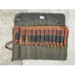 A BAHCO 12 PIECE WOOD CHISEL SET