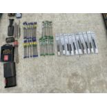 VARIOUS ASSORTED DRILL BITS