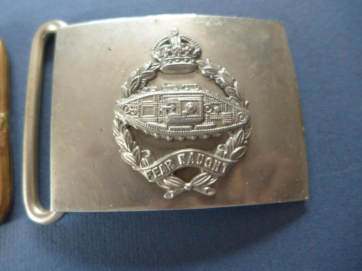 A ROYAL ENGINEERS BUCKLE AND ONE OTHER - Image 2 of 5