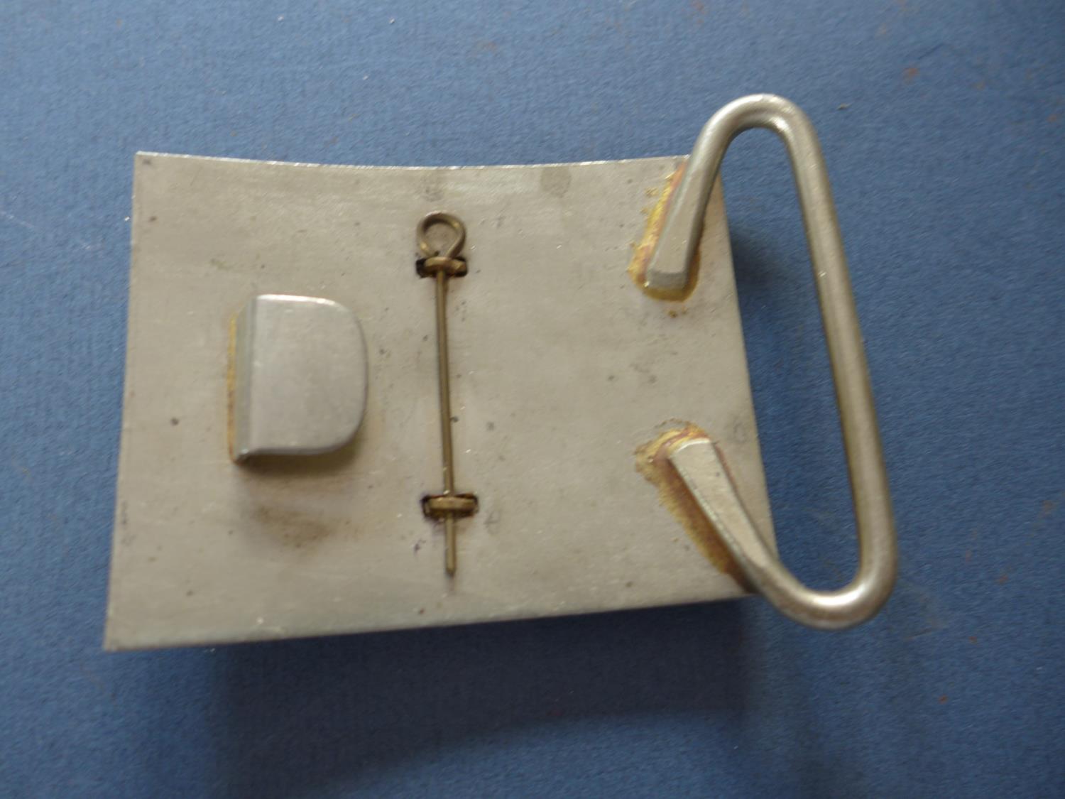 A ROYAL ENGINEERS BUCKLE AND ONE OTHER - Image 3 of 5