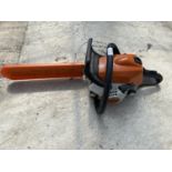 A STIHL MS 181C PETROL CHAIN SAW IN GOOD CONDITION AND WORKING ORDER