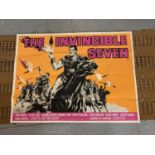 AN ORIGINAL 'THE INVINCIBLE SEVEN' POSTER