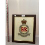 ARMY FIRE SERVICE FRAMED PICTURE