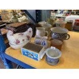 A SELECTION OF MIXED CERAMICS