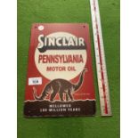 SINCLAIR MOTOR OIL SIGN