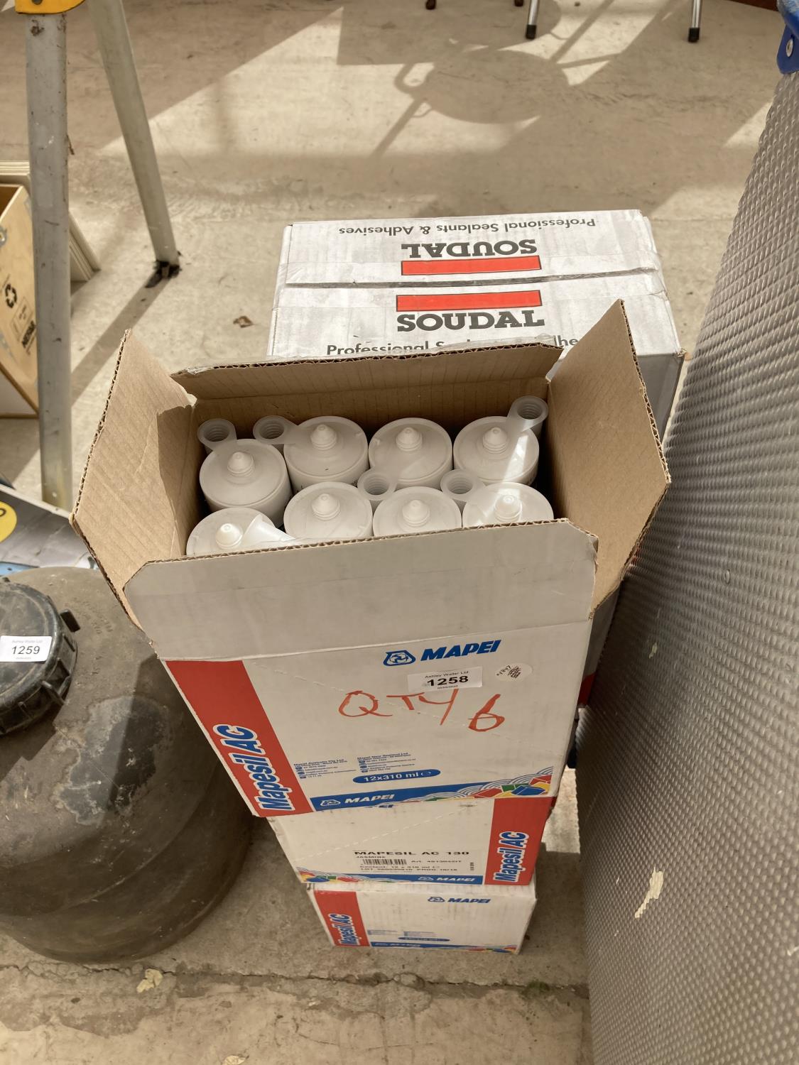 SIX BOXES OF SEALANT