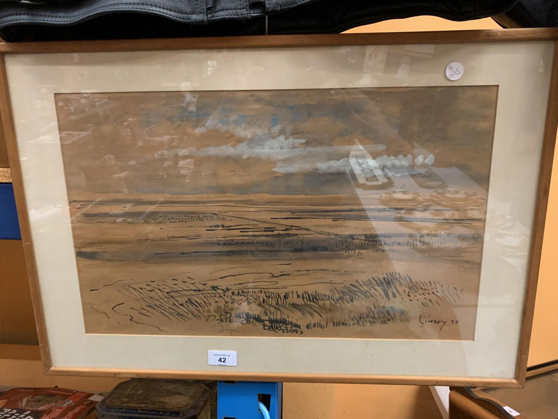 A FRAMED LANDSCAPE PICTURE - Image 2 of 4