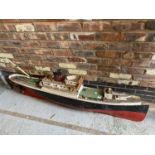 A LARGE MODEL BOAT