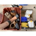 VARIOUS PLUMBING RLATED ITEMS TO INCLUDE SEALANT, PIPES ETC