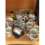 VARIOUS POTTERY TO INLCUDE MUGS ETC
