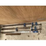 THREE SASH CLAMPS