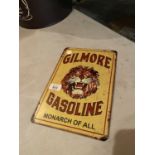 GILMORE GASOLINE SIGN