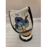 A LORNA BAILEY TWO HANDLED VASE BURSLEY WAY