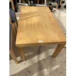 A BEECH COFFEE TABLE