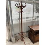 A BENTWOOD COAT STAND