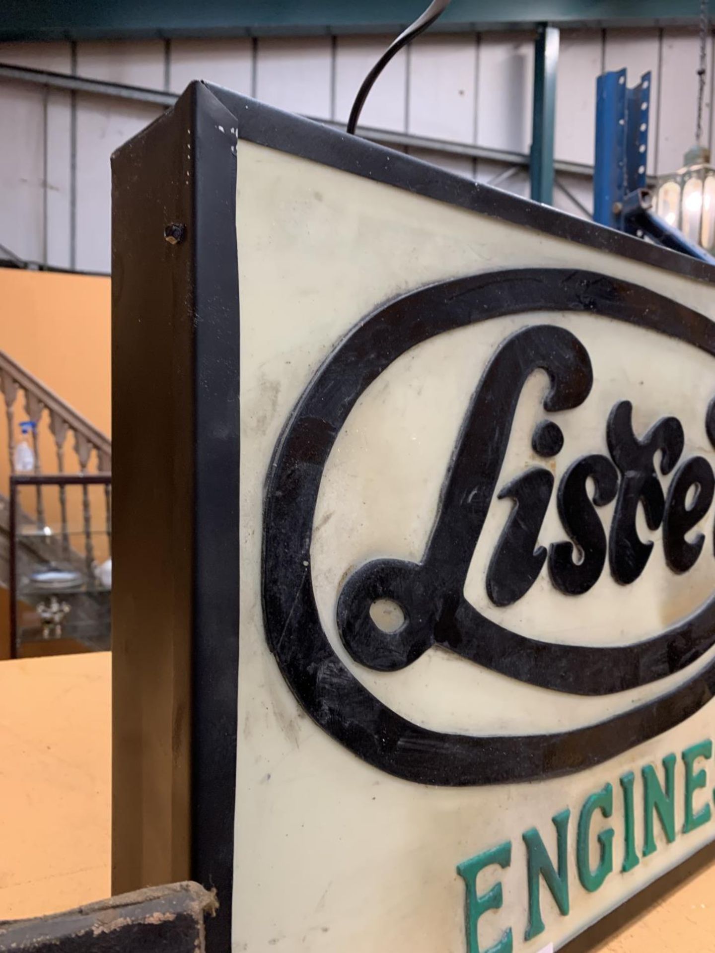 A LISTER ENGINES ILLUMINATED LIGHT BOX SIGN - Image 4 of 4