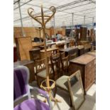 A BENTWOOD COAT STAND