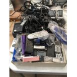 A LARGE QUANTITY OF MOBILE PHONES, PARTS, PLUGS, CHARGERS ETC.