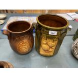 2 X W. GERMANY RUMTOPF JARS