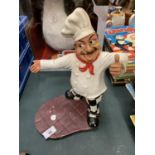 A SIGNED PETER MOOK CHEF FIGURE
