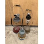 THREE VINTAGE LAMPS