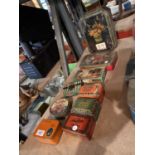 9 COLLECTABLE TINS - MACKINTOSH'S ALL MINT ASS ETC