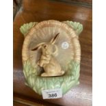 SYLVAC RABBIT WALL PLAQUE