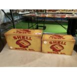 2 X SHELL STORAGE BOXES