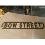 A BOW STREET SIGN