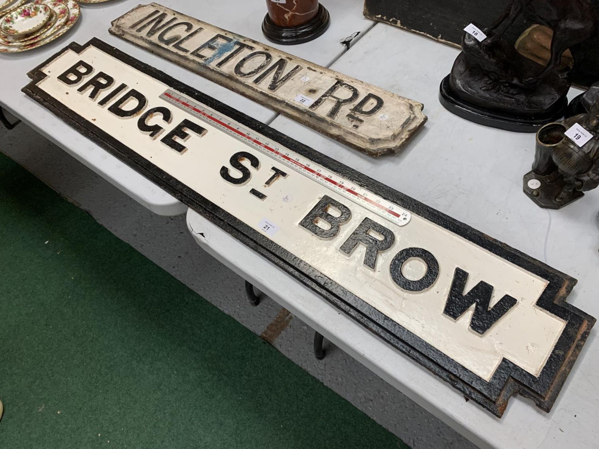 A LARGE BRIDGE ST BROW SIGN