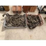 A LARGE QUANTITY OF VINTAGE HEAVY HORSE HARNESS