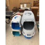 FOUR PET CARRIERS