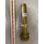 A VINTAGE BRASS TORCH OLDHAM AND SON LTD