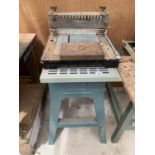 A METAL WORK TABLE