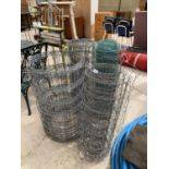 FOUR ROLLS OF SHEEP NETTING