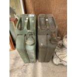 TWO VINTAGE JERRY CANS