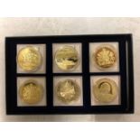 6 BOXED COMM COINS