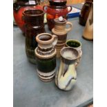 5 X W. GERMANY VASES