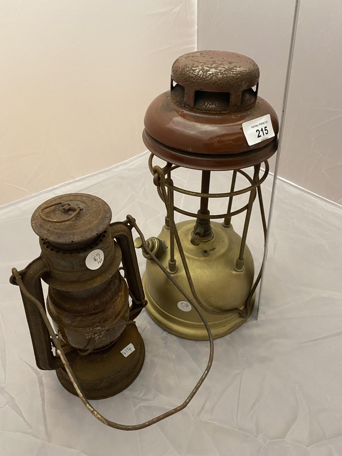 A TILLY LAMP AND GERMAN STORM LAMP - Image 2 of 2