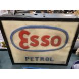 AN 'ESSO' ILLUMINATED LIGHT BOX SIGN