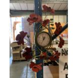 A POPPY THEMED WALL CLOCK