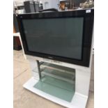 A VIERA PANASONIC 39 INCH TV WITH REMOTE ON STAND