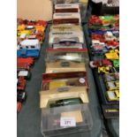 TWELVE BOXED VAN MODELS TO INCLUDE YESTERYEAR