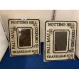 A PAIR OF LONDON THEMED PHOTOGRAPH FRAMES