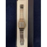 A BOXED SEIKO CALENDER WRISTWATCH