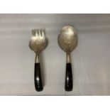 ASIAN SILVER FORK AND SPOON